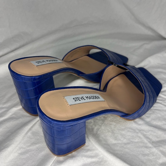 Steve Madden Women's Alaya Slip-On Block-Heel Mule Sandals 8M - Picture 4 of 5